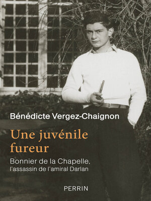 cover image of Une juvénile fureur